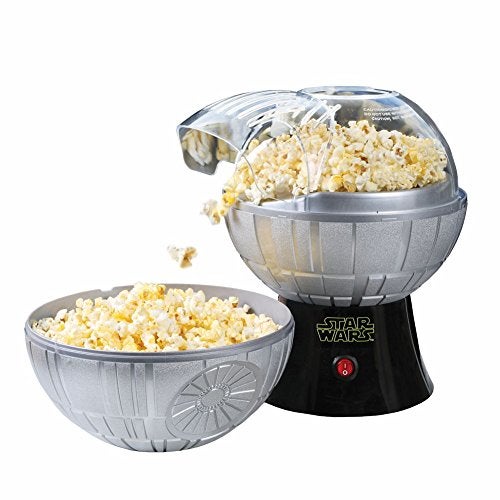 Uncanny Brands Star Wars Death Star Popcorn Maker - Hot Air Style with Removable Bowl - Image 1