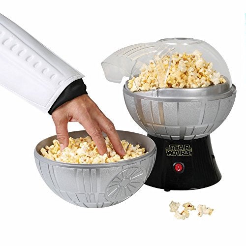 Uncanny Brands Star Wars Death Star Popcorn Maker - Hot Air Style with Removable Bowl - Image 4