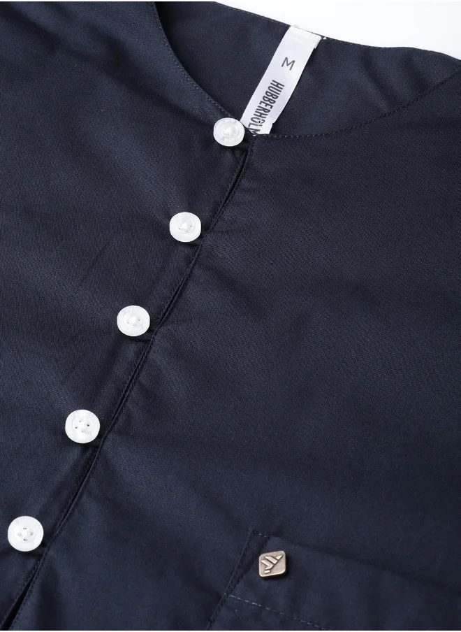 هوبرهولمي Navy Blue Shirt