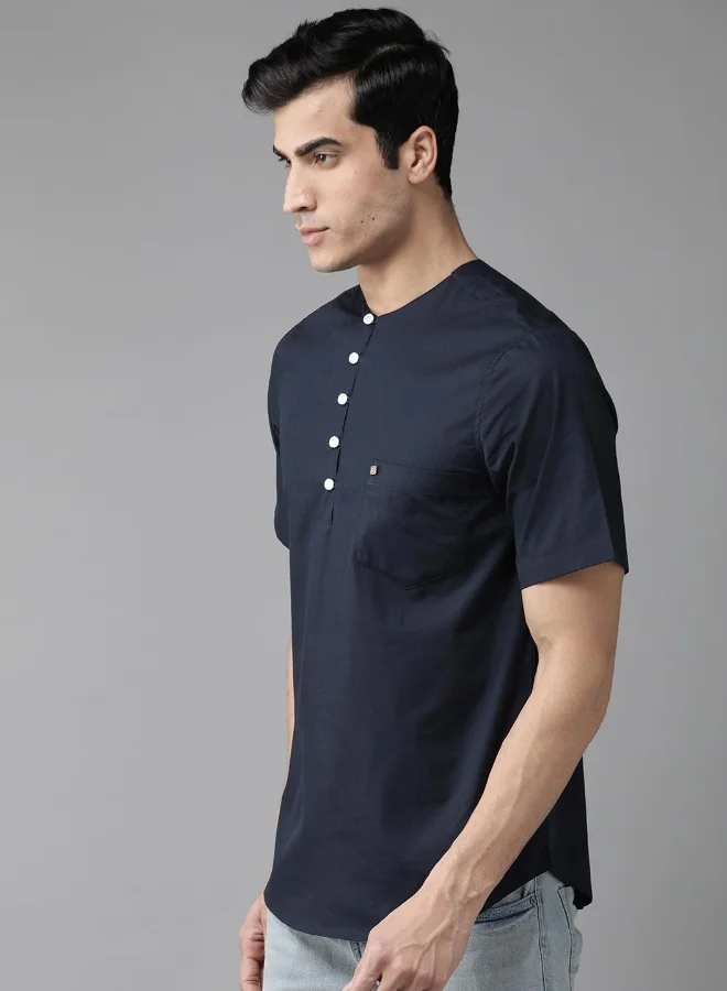 Hubberholme Navy Blue Shirt