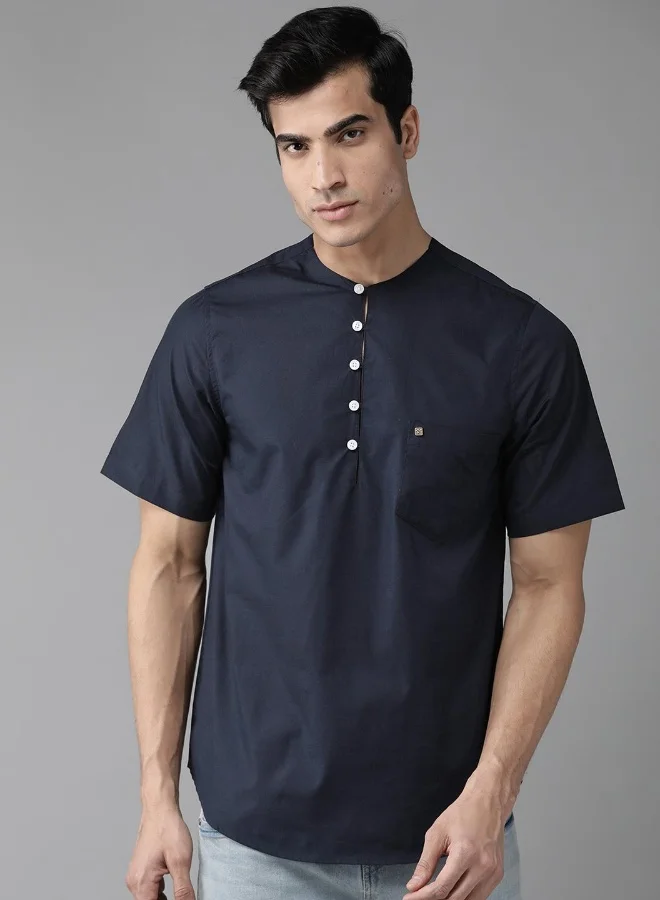 Hubberholme Navy Blue Shirt