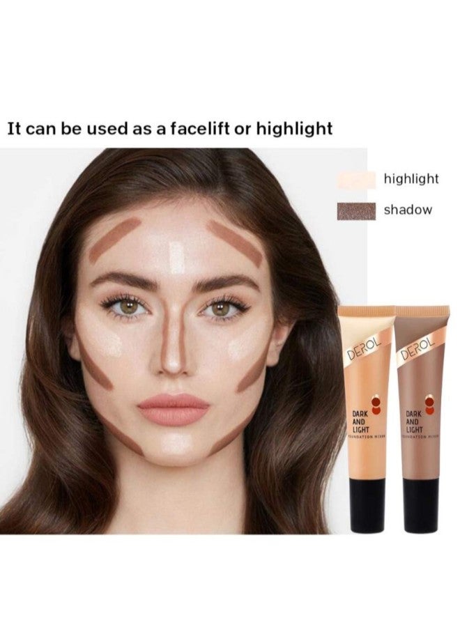 klarako Foundation Mixer,Foundation Adjusting Drops,Color Adjusting Mixer Suitable for Liquid Foundation Mix to Match Your Unique Skin Tone (02# Dark) - Image 1