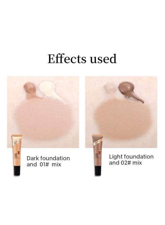 klarako Foundation Mixer,Foundation Adjusting Drops,Color Adjusting Mixer Suitable for Liquid Foundation Mix to Match Your Unique Skin Tone (02# Dark) - Image 4