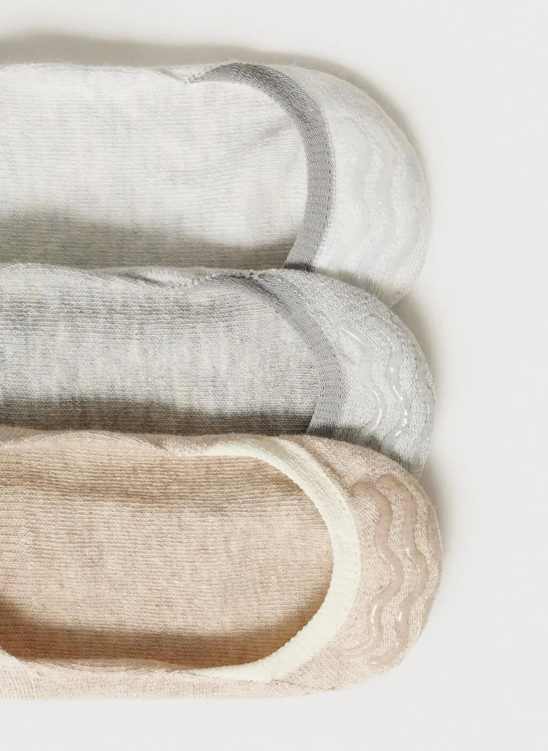 MANGO 3-pack of invisible socks