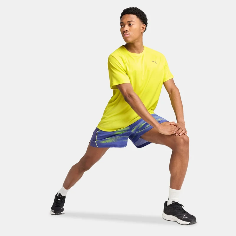 PUMA Yellow Men's VELOCITY Running T-Shirt for Men | Best Price UAE
