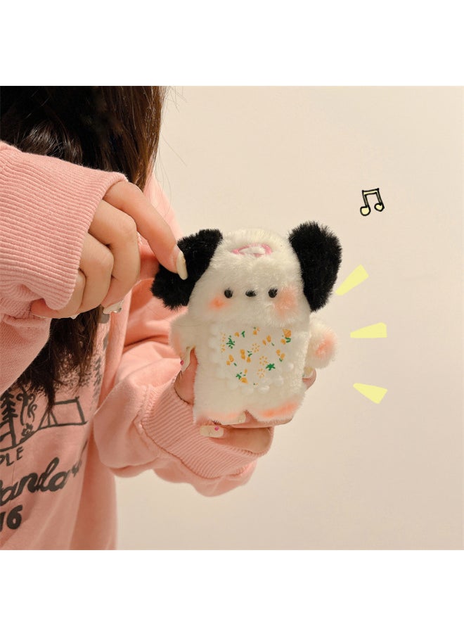 Generic - Plush Apron Rabbit For Apple AirPods Pro Earphone Case AirPods 1/2/3 Generation Cute Third Generation-Color:Blue Apron Rabbit]-Applicable Model:airpods 3 Generation - Image 1