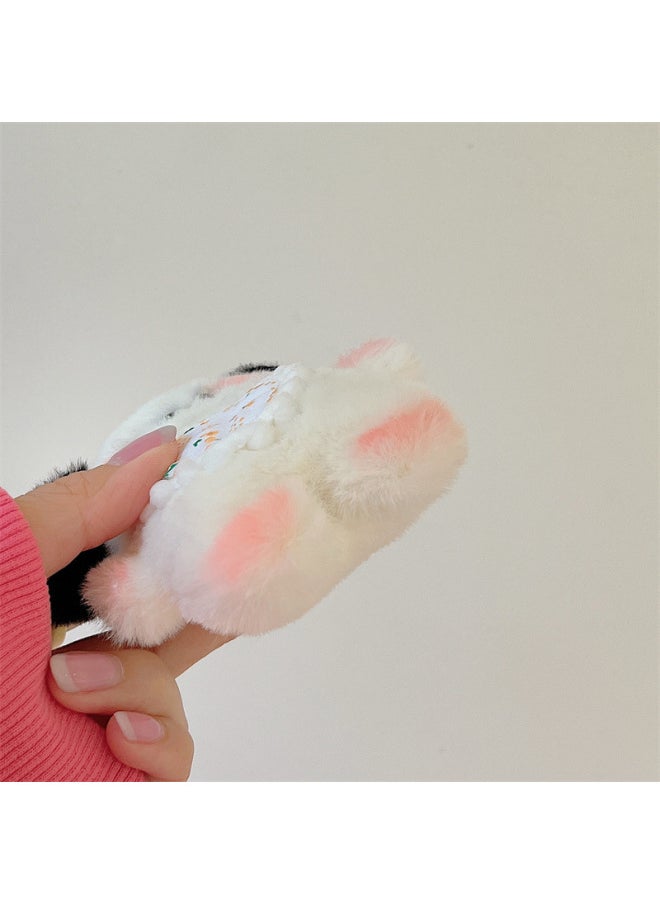 Generic - Plush Apron Rabbit For Apple AirPods Pro Earphone Case AirPods 1/2/3 Generation Cute Third Generation-Color:Blue Apron Rabbit]-Applicable Model:airpods 3 Generation - Image 1