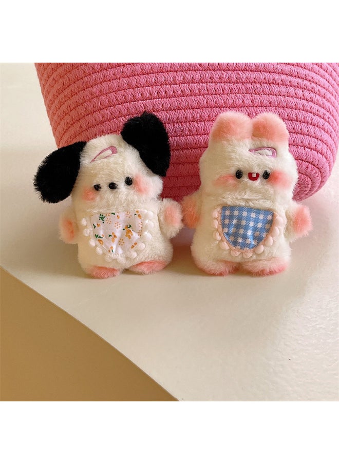 Generic - Plush Apron Rabbit For Apple AirPods Pro Earphone Case AirPods 1/2/3 Generation Cute Third Generation-Color:Blue Apron Rabbit]-Applicable Model:airpods 3 Generation - Image 1