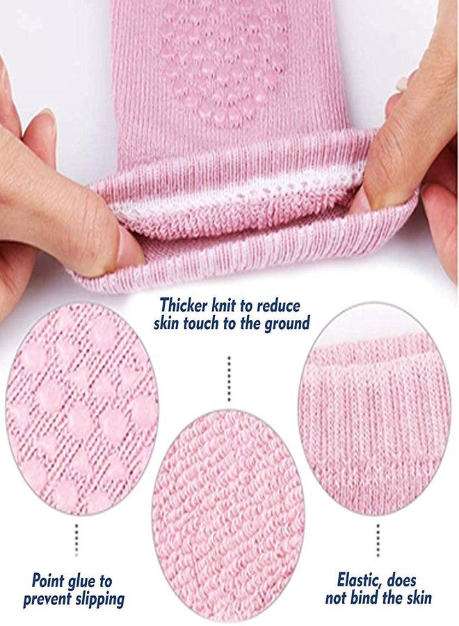 Pamidhar Children Knee Pads for Crawling, Anti-Slip Padded Stretchable Elastic Cotton Soft Breathable Comfortable Knee Cap Elbow Safety Protector (Multicolor) - Image 5