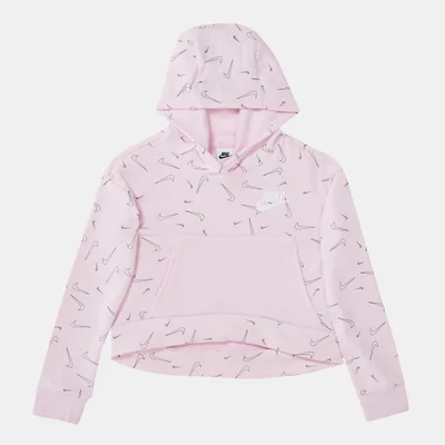 Nike Kids' Sportswear Printed Fleece Hoodie (Older Kids)