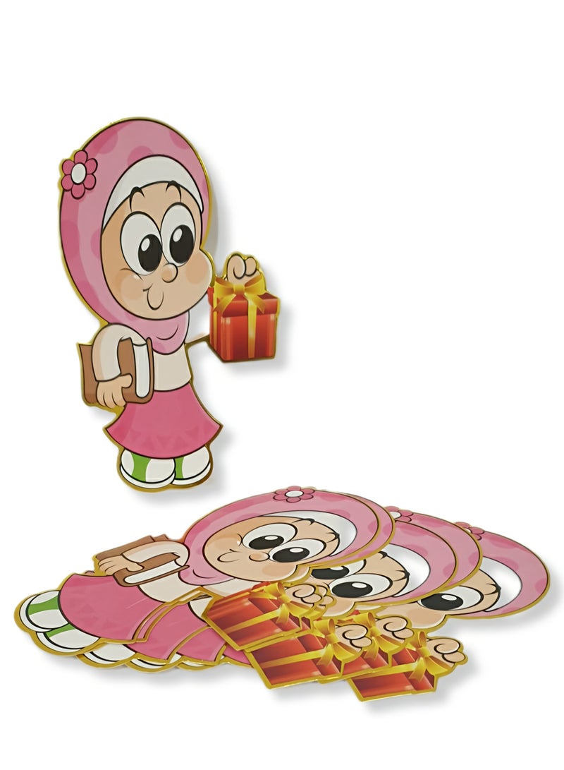 Al Zaabiah Eid Violet Envelopes for Girls | Stylish Eidi Money Holders for Ramadan & Eid - Image 4