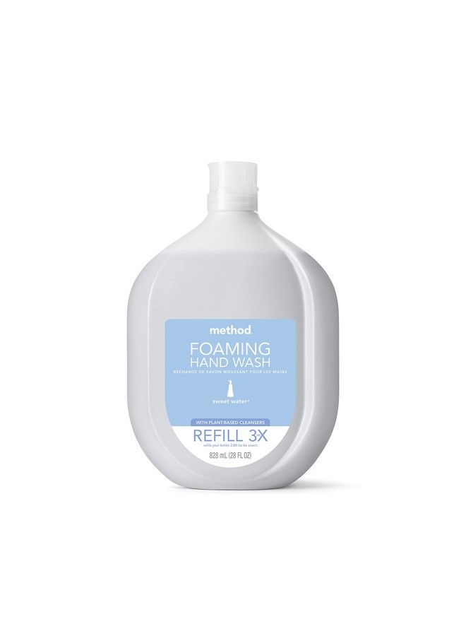 Method Foaming Hand Soap Refill Sweet Water Recyclable Bottle Biodegradable Formula 28 Oz (Pack Of 1) - Image 2