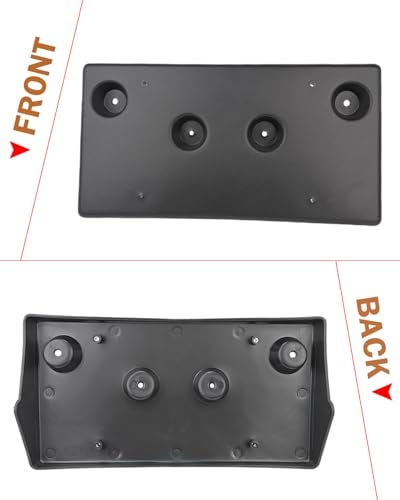 Wocch Front License Plate Frame for Chevy Equinox 2018 2019 2020 2021 Front Bumper License Plate Holder Mounting Bracket Replace # 23320630 GM1068190 - Image 3