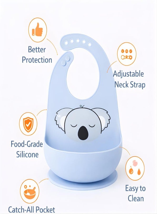 GIGGLE TREE Silicone Baby Bib - Image 2