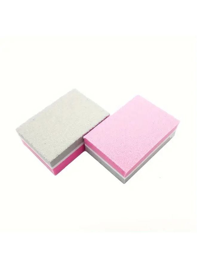 بلوك مربع أزرق 30 قطعة مجموعة مبردات وملمعات أظافر ذات وجهين لوحات صنفرة لعمل مانيكير وباديكير - Image 4