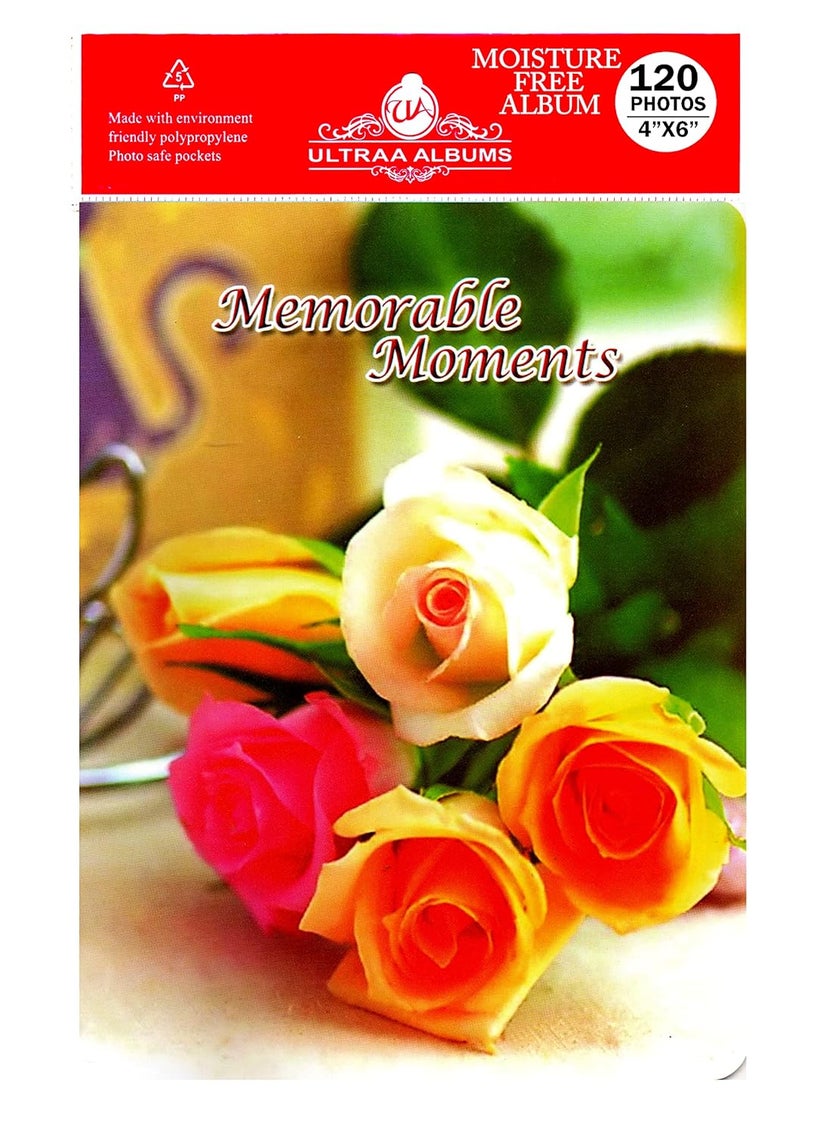 Generic ULTRAA ALBUMS Moisture free with 120 PHOTOS Album Photo Size Supported 4X6 SWEET MOMENTS  - Image 1