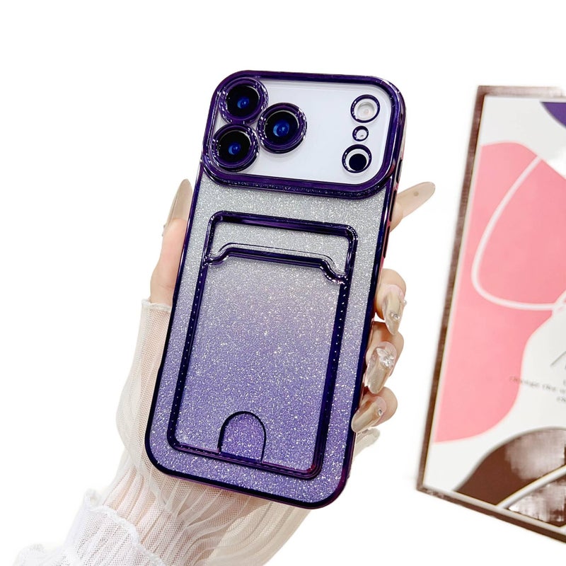 Protective Case | Shockproof Cover for iPhone 15 / 15 Plus / 15 Pro / 15 Pro Max | Card Holder | Black | Silicone - Image 3