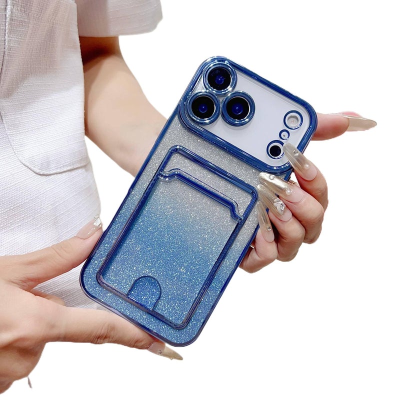 Protective Case | Shockproof Cover for iPhone 15 / 15 Plus / 15 Pro / 15 Pro Max | Card Holder | Black | Silicone - Image 4