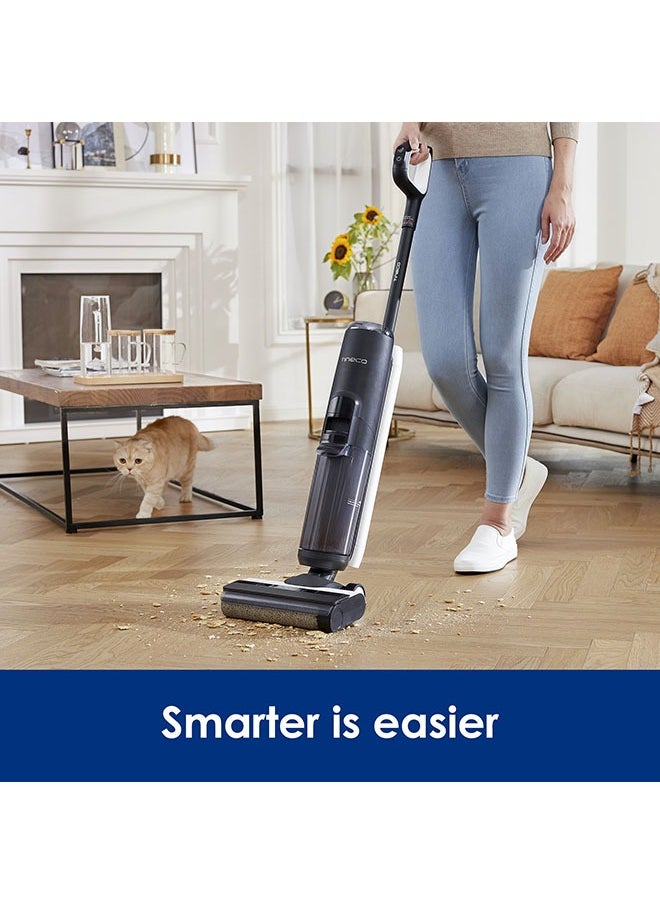 Tineco - Tineco Floor ONE S5 Smart Cordless Wet Dry Vacuum Cleaner and Mop for Hard Floors, Digital Display, Long Run Time, Great for Sticky Messes and Pet Hair, Space-Saving Design, Black - Image 1
