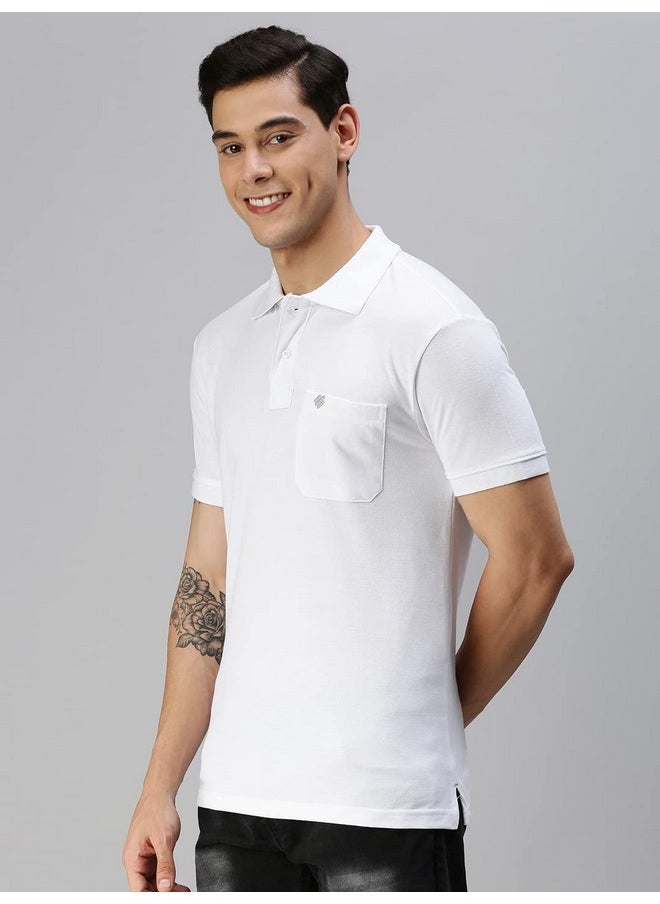 ONN Men's White Half Sleeves Polo Collar T-Shirt with Pocket(Size : 3X-Large) - pzsku/Z633CD5E6800F8AB33570Z/45/_/1737806482/546f86d1-d695-427a-9e7a-087297883254