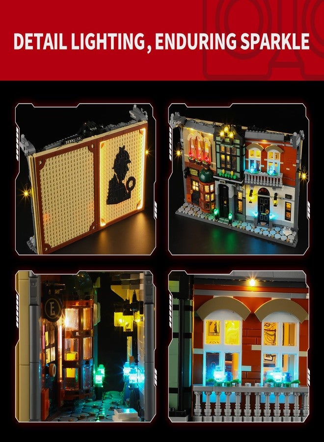 BRIKSMAX 2.0 Light Kit for Lego Sherlock Holmes Book Nook -Innovative Led Lighting Compatible with Lego Icons 10351 - Not Included Lego Set - Image 3