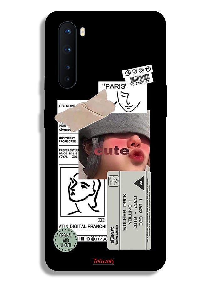 Tolwak غطاء حماية OnePlus Nord مع ملصق لطيف - Image 2