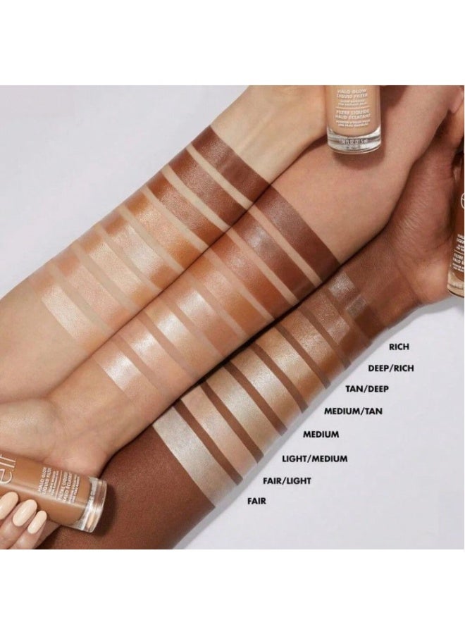 elf e.l.f. Cosmetics Halo Glow Liquid Filter, Shade 0.5 Fair, Luminous Complexion Booster - Image 2