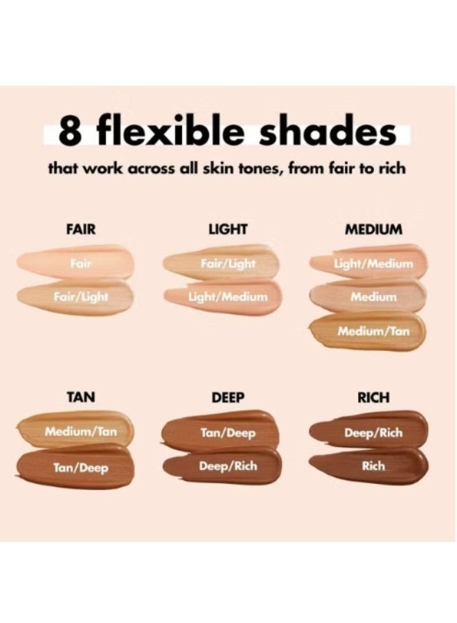 elf e.l.f. Cosmetics Halo Glow Liquid Filter, Shade 0.5 Fair, Luminous Complexion Booster - Image 3