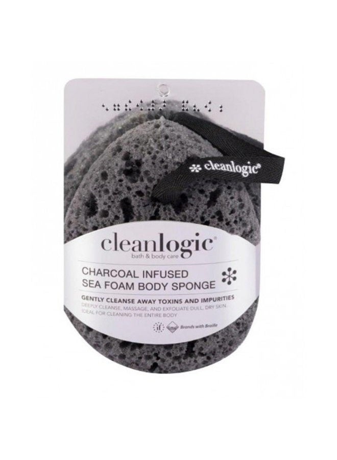 Clean Logic Charcoal Infused Foam Sea Sponge