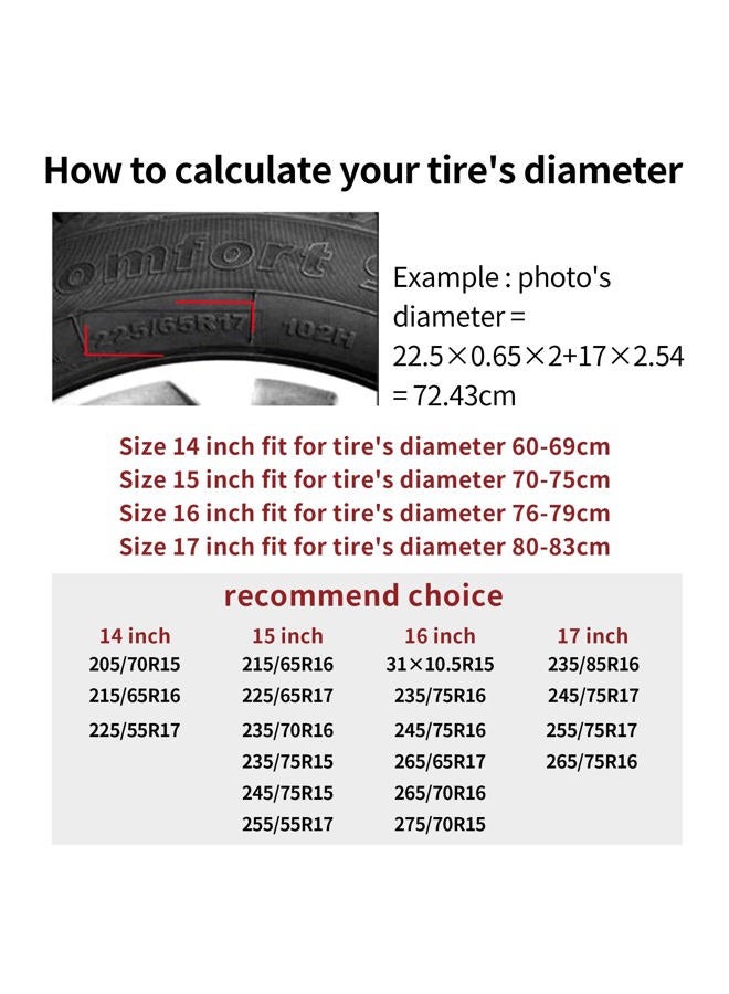 kdkdua Life is Better Around The Campfire Rv Spare Tire Cover for RV Trailer Camper Wheel Protectors Weatherproof Universal for Trailer Rv SUV Truck Travel Trailers (14 inch) - Image 5