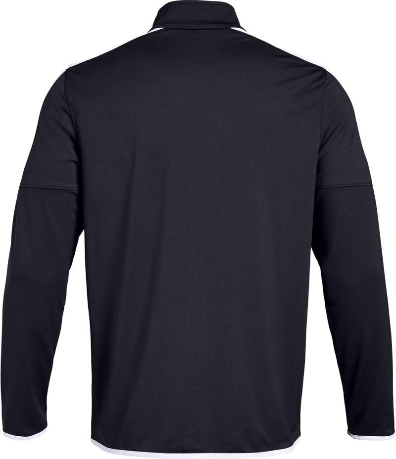 UNDER ARMOUR جاكيت تحت درع للرجال من نسيج ريفال - أسود/أبيض - Image 4