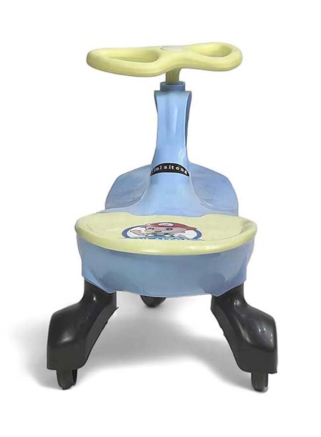 البدر سيارة ركوب ميسورا تويستر ماجيك للأطفال من البدر، سيارة ركوب ملتوية للأطفال بدون بطاريات، لعبة سيارة للأطفال من سنتين-6 سنوات، سيارة متأرجحة منزلقة من البولي يوريثين مضادة للانقلاب، أزرق - Image 3