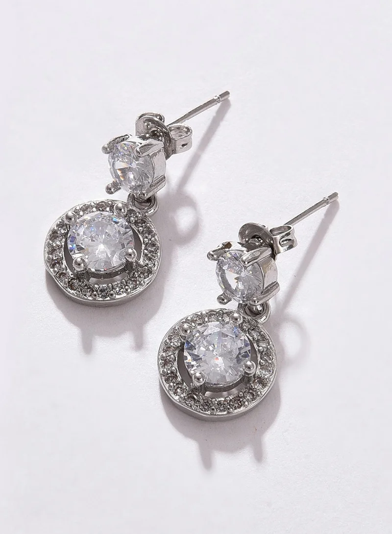 SOHI White Contemporary Artificial Stud Earring Jewellery