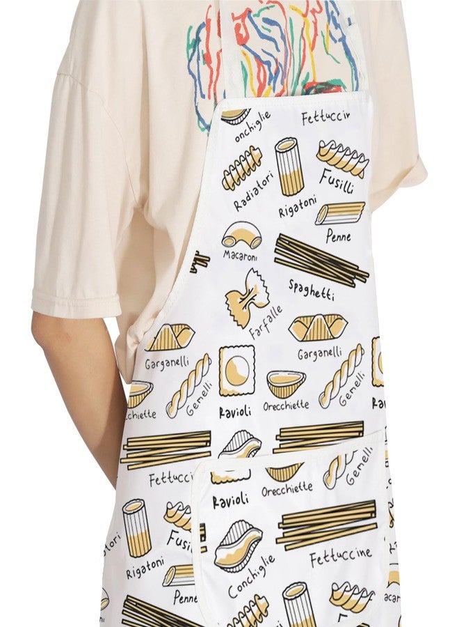 POFULL Italian Pasta Chef Apron Italian Cook Gift Pasta Lovers Gift Italian Food Lover Gift (Pasta Apron) - Image 4