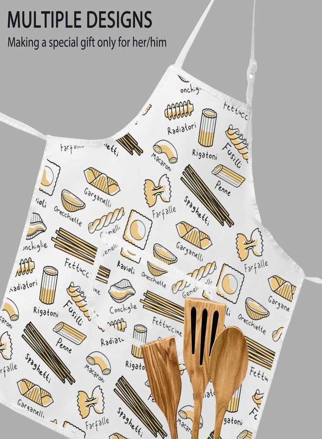 POFULL Italian Pasta Chef Apron Italian Cook Gift Pasta Lovers Gift Italian Food Lover Gift (Pasta Apron) - Image 5