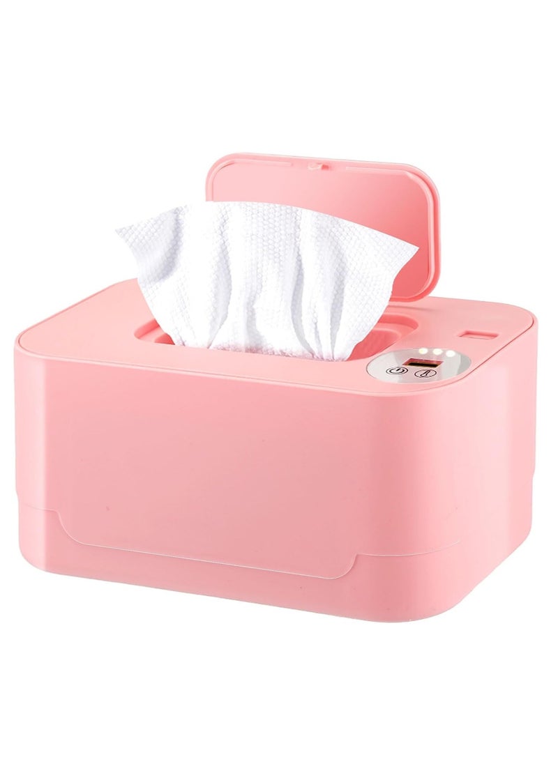 Gonice - Wipes Warmer, Wipes Warmer with Temperature Adjustment, Digital Display, Uniform Heating, Mute, Large Capacity, USB Baby Wet Wipes Warmer with Light - Image 1