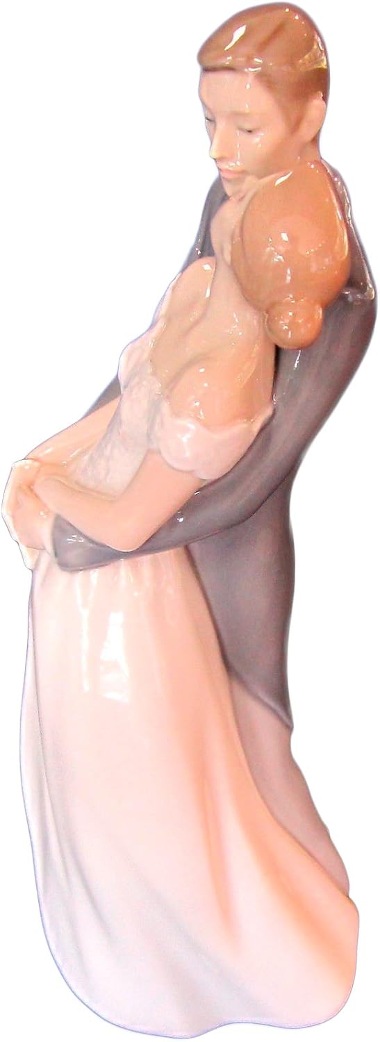 Nao figurine by Lladro 02001713 Unforgettable day 1713 Beautiful porcelain statue Bride with a long dress and Groom Kissing Couple Nice Elegant Romantic Wedding gift collectibles new - Image 5