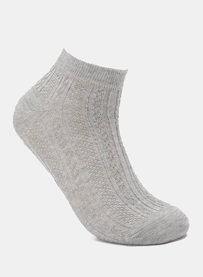 Clue Textured Cotton Socks - 3 Pairs - Image 4