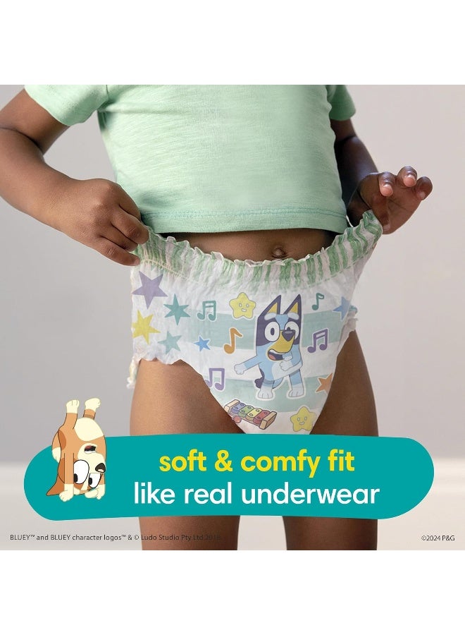 Pampers Training Pants - Easy Ups Boys & Girls Bluey - Size 5T-6T, 46 Count, Children's Potty Underwear - Image 2