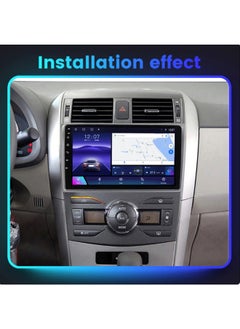 X-All Corolla 2008-2013 screen, 2 RAM, 32 GB memory, supports CarPlay, TS7 processor, with decoration  - Image 1
