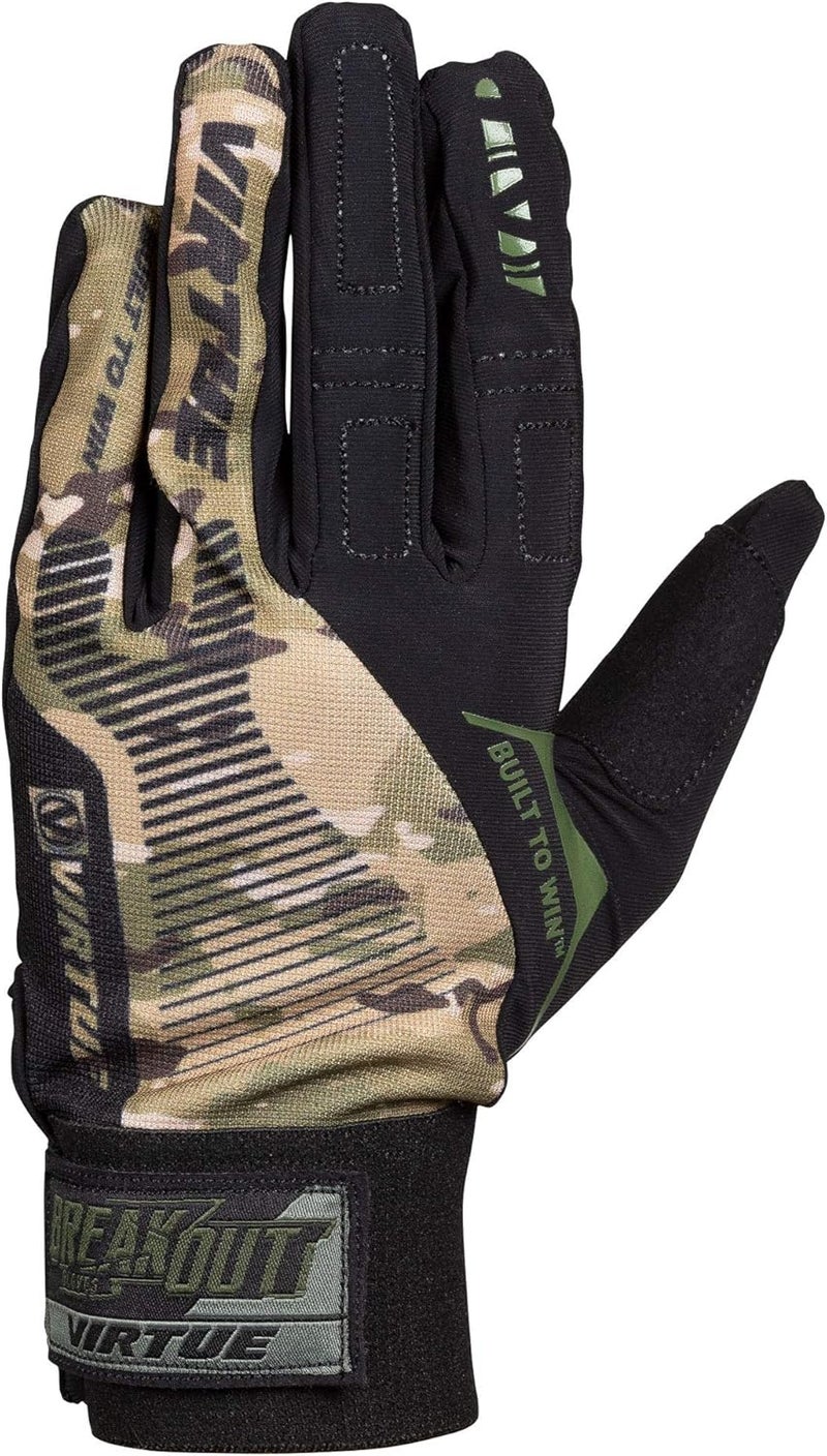 VIRTUE Breakout Gloves - Multi-Sport Ripstop Full Finger Paintball Gloves - Image 1