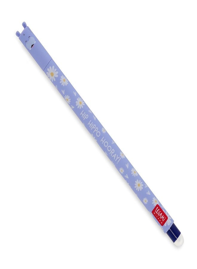 Legami Erasable Gel Pen: Hippo - Image 1