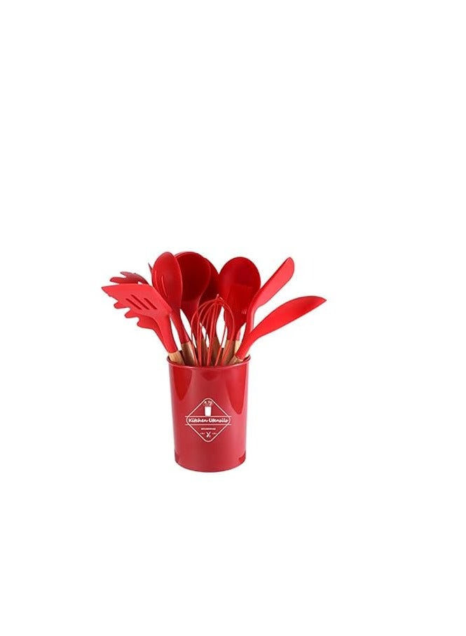 ناما طقم توزيع  من 12 قطعة - احمر