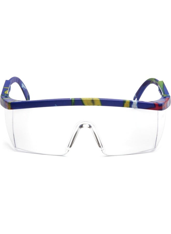 Pyramex Safety Pyramex Integra Safety Eyewear, Clear Lens With Mixed Blue Frame  - Image 3