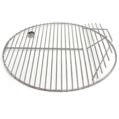 Hongso 19.5" 304 Stainless Steel Round Grates Cooking Grid for Akorn Kamado Ceramic Grill, Pit Boss K24, Louisiana Grills K24, Char-Griller 16620/6719/ E56720/ 6520/16820/ 6020/6620 Charcoal Grill - Image 1
