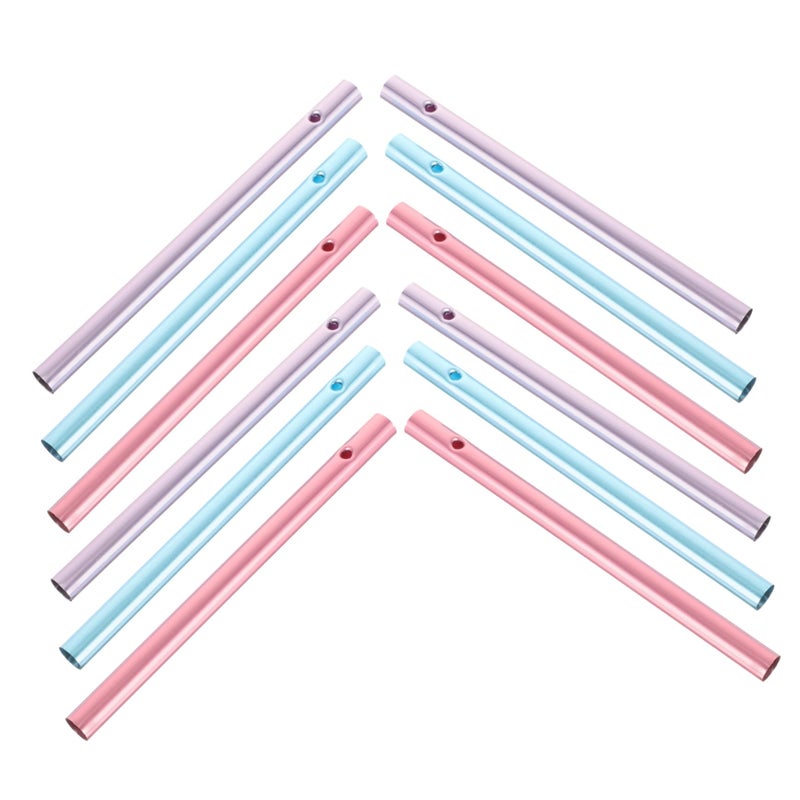 12 Pcs DIY Wind Chime Tubes Pre Drilled for Easy Assembly Garden Home Decor Crafts - Image 2
