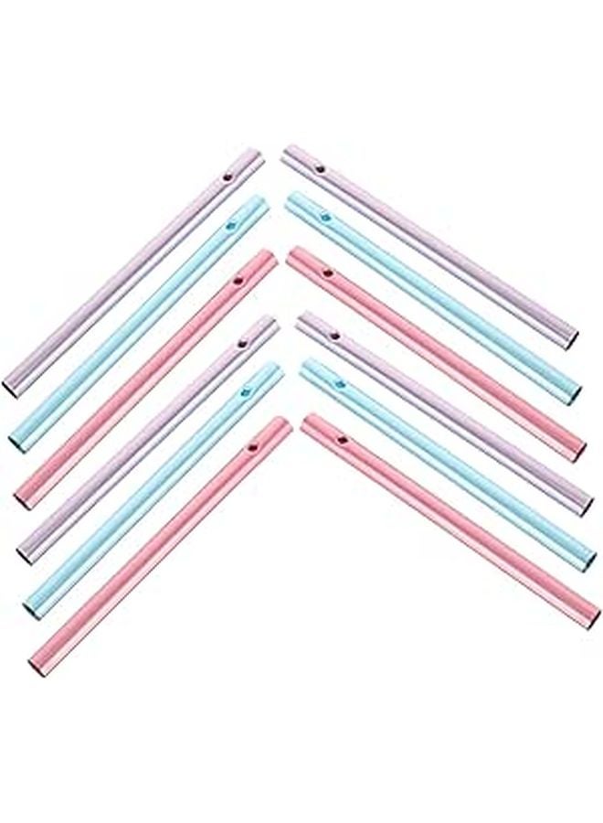 12 Pcs DIY Wind Chime Tubes Pre Drilled for Easy Assembly Garden Home Decor Crafts - Image 1