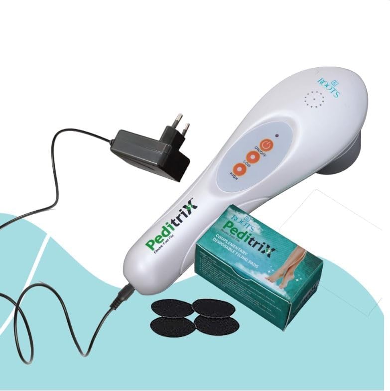 ROOTS Peditrix Disposable Filing Pad | Pedicure Tool | Electric Foot Scrubber | Dead Skin Remover | Foot Callus Remover | Reducing Calluses for Rough Skin | For Men & Women | 80 Grits (50 Pieces) - Image 2