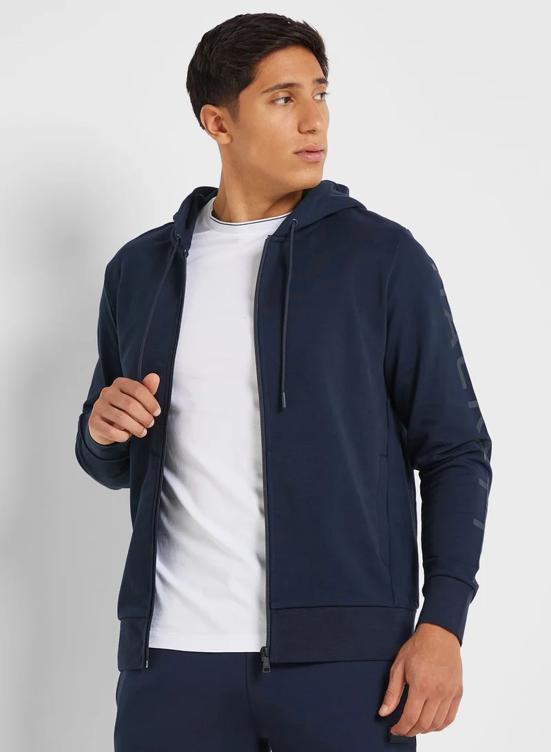 Hackett Essential Zippered Hoodie