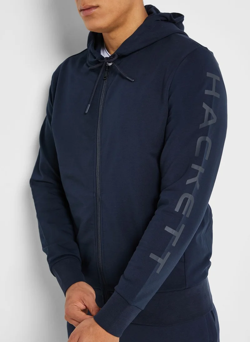 Hackett Essential Zippered Hoodie